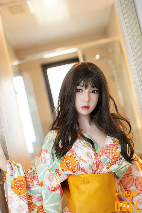 Japanese Sex Doll with Silicone Head